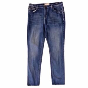 Vigold Womens Blue Jeans Plus size 16 Tapered Skinny